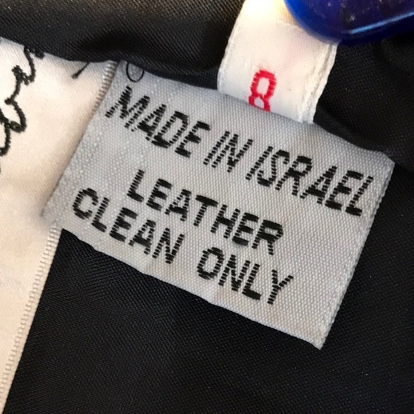 Lillie Rubin Leather Skirt Size 8 - Picture 4 of 13